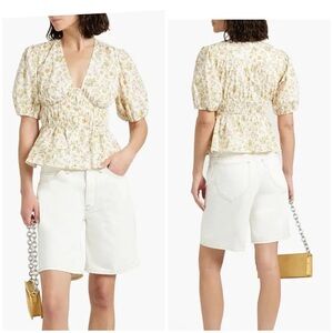 Derek Lam 10 Crosby Maureen Top “floral”  Size 8